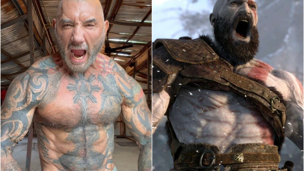 Dave Bautista traint zich te pletter voor hoofdrol in God of War-serie